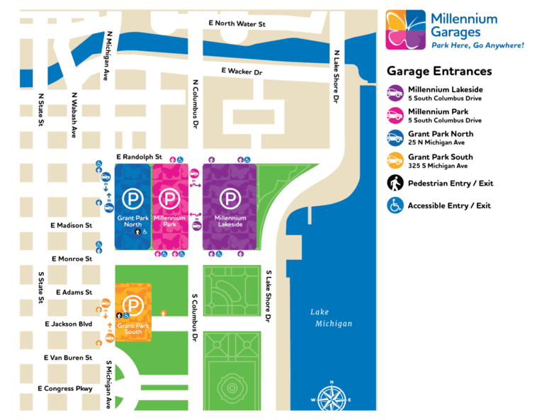 Millennium Garages Reserve Parking Online - Chicago Illinois | Buy