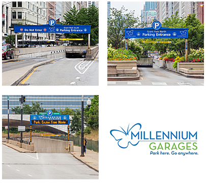 Millennium Garages Entrances